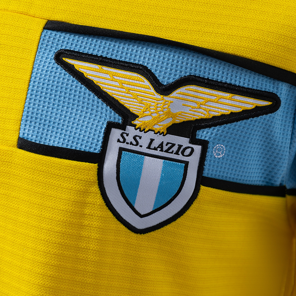Lazio 1998/99 Yellow Retro Jersey – Vintage Replica Football Soccer Shirt – S–XXL