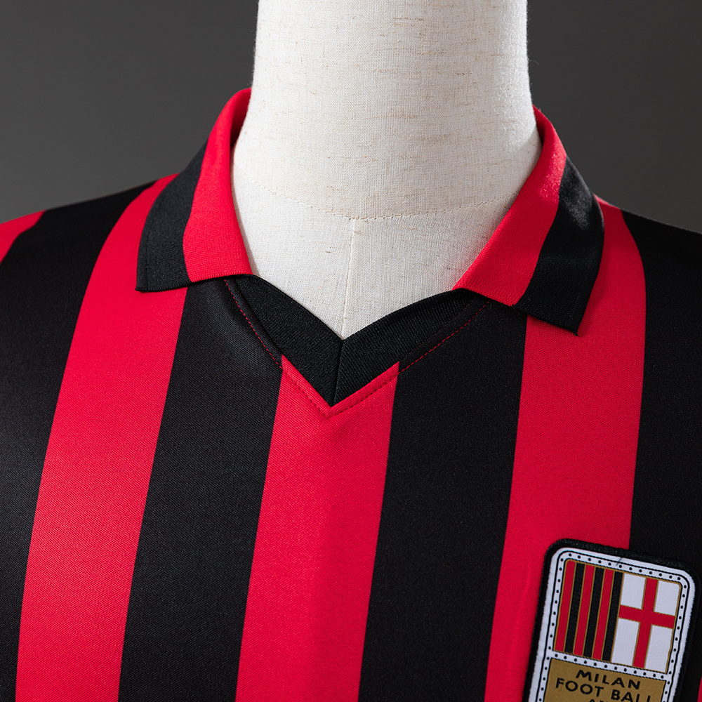 AC Milan 125th Anniversary Long Sleeve Commemorative Edition Jersey – Replica Football Soccer Shirt – S–4XL