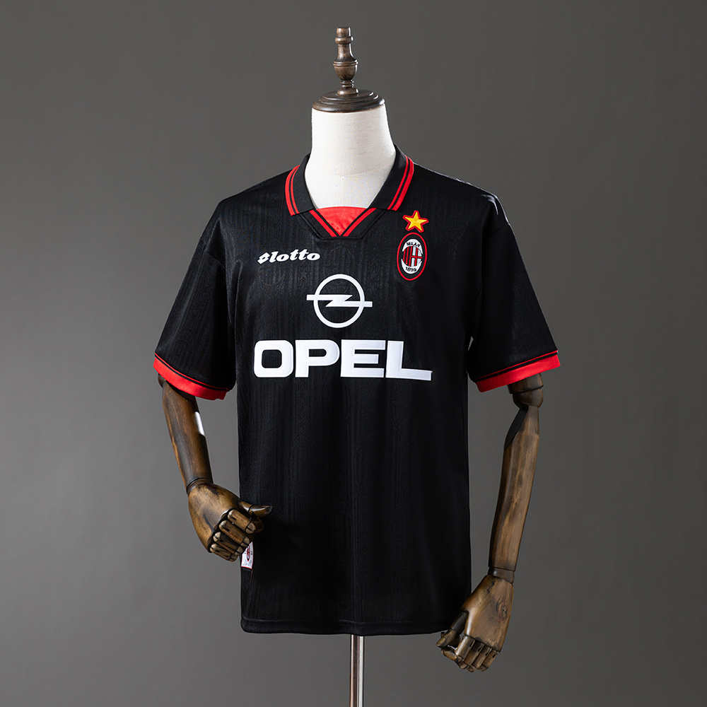 AC Milan 1997/98 Second Away Retro Jersey – Vintage Replica Football Soccer Shirt – S–XXL