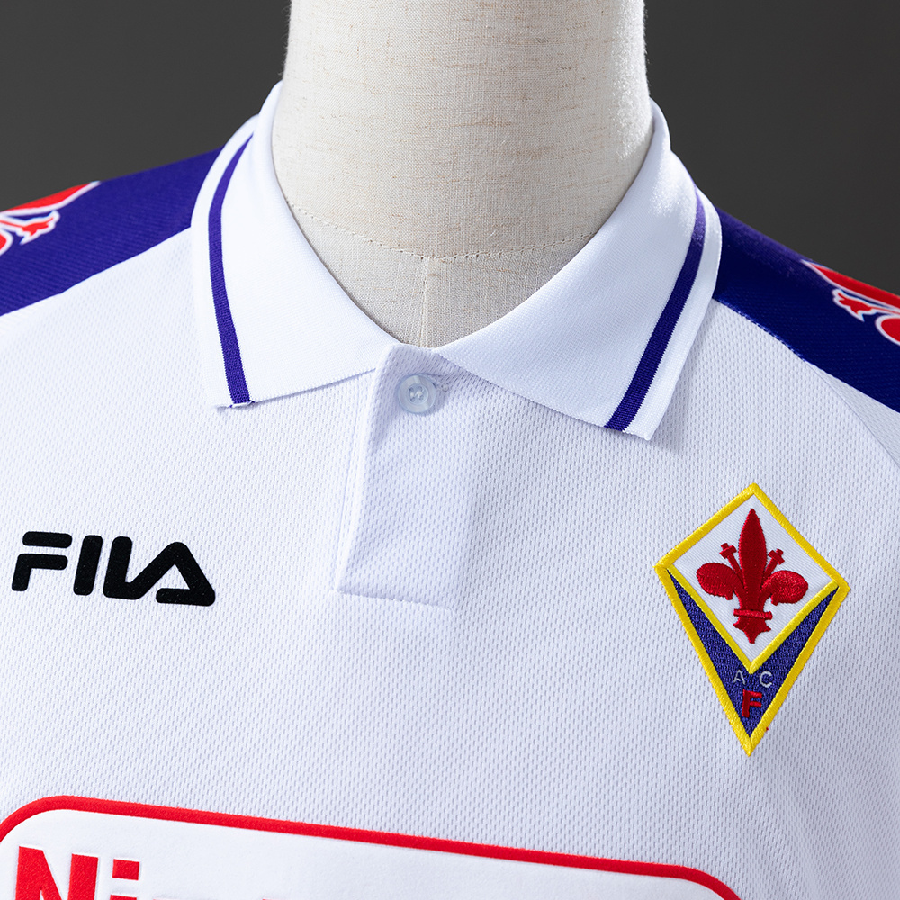 Fiorentina 1998/99 Away Retro Jersey – Vintage Replica Football Soccer Shirt – S–XXL