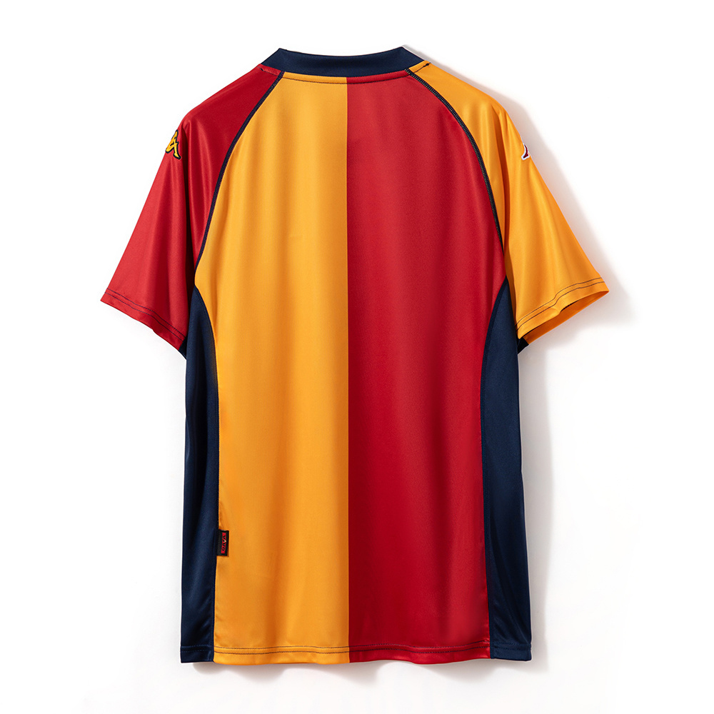 Roma 2001/02 UEFA Champions League Home Retro Jersey – Vintage Replica Football Soccer Shirt – S–2XL