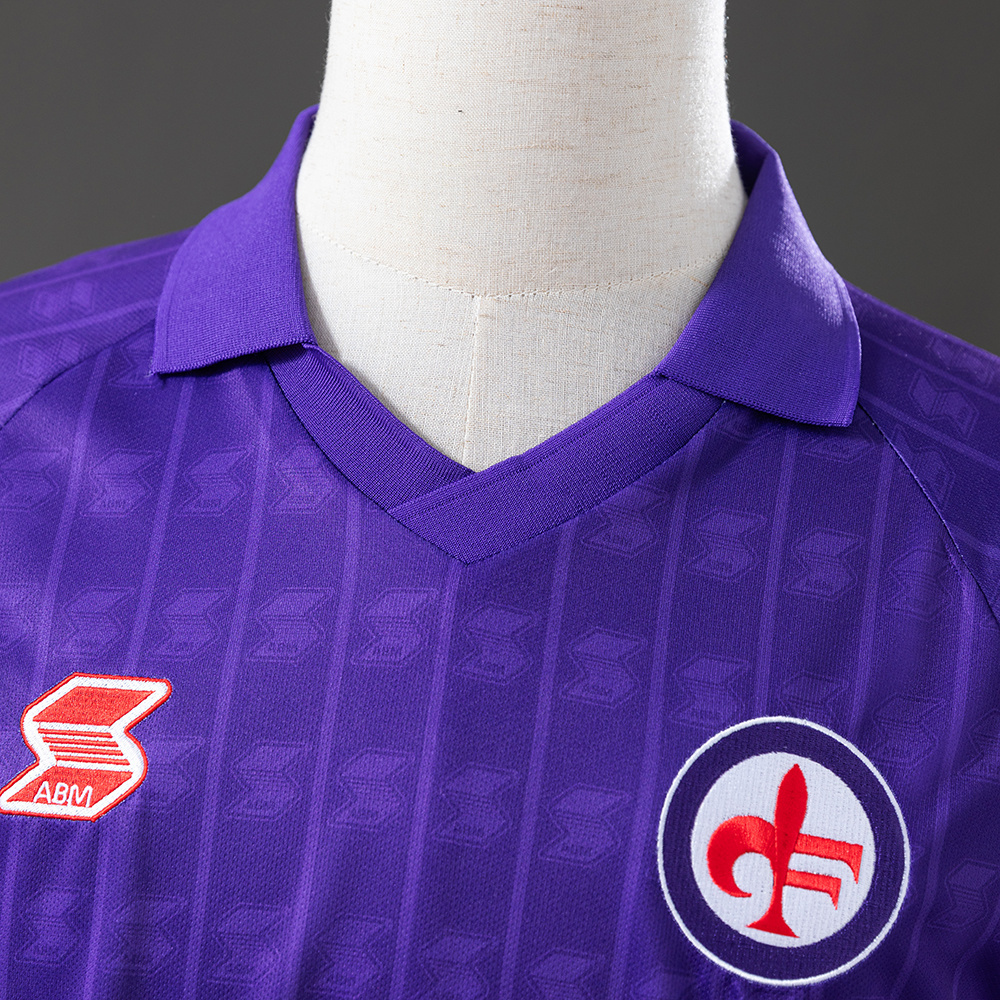 Fiorentina 1989/90 Home Retro Jersey – Vintage Replica Football Soccer Shirt – S–XXL