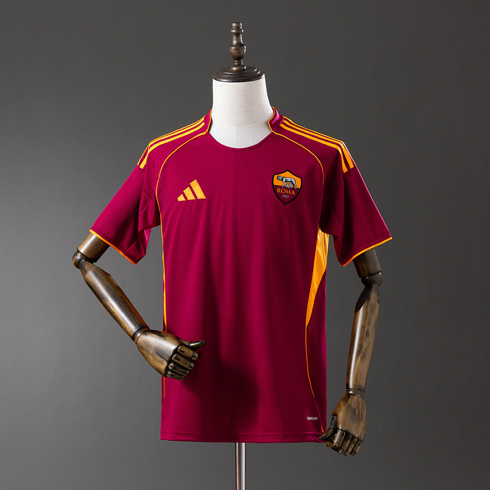Roma 2025/26 Home Jersey – Replica Football Soccer Shirt – S–4XL