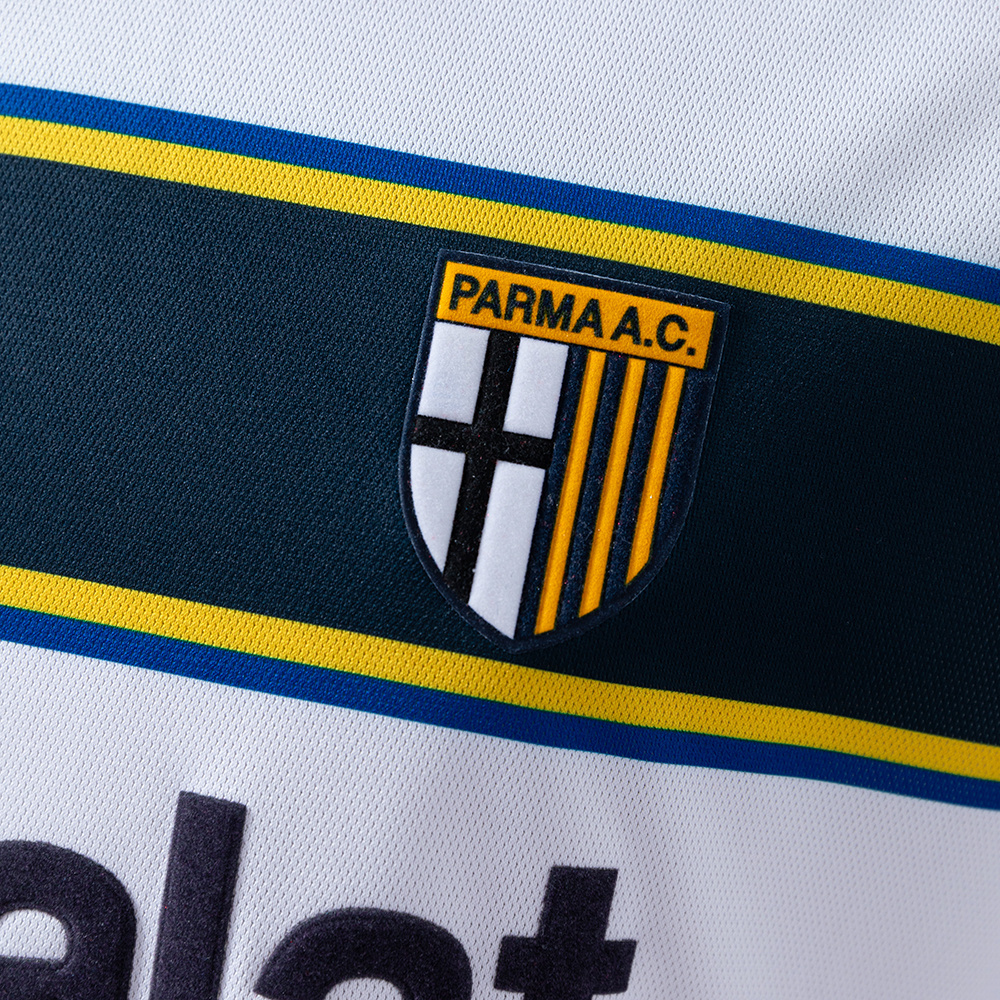 Parma Calcio 2002/03 Away Long Sleeve Retro Jersey – Vintage Replica Football Soccer Shirt – S–XXL