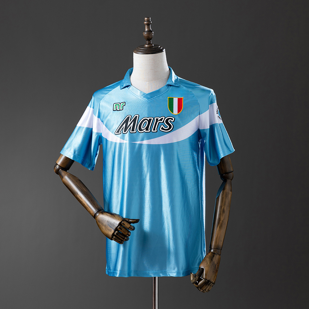 Napoli 1990/91 Home Retro Jersey – Vintage Replica Football Soccer Shirt – S–XXL