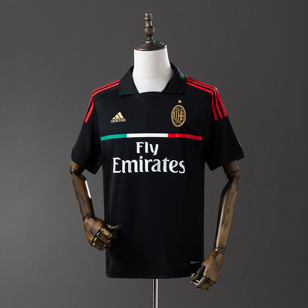 AC Milan 2011/12 Away Retro Jersey – Vintage Replica Football Soccer Shirt – S–XXL