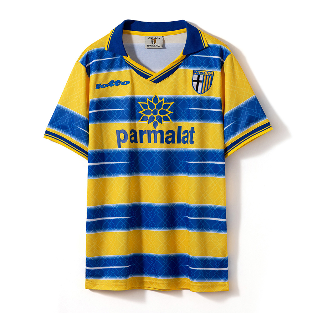Parma Calcio 1998/99 Home Retro Jersey – Vintage Replica Football Soccer Shirt – S–2XL