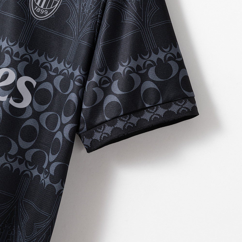 AC Milan 24/25 Collaborative Edition Black Jersey – Replica Football Soccer Shirt – S–4XL