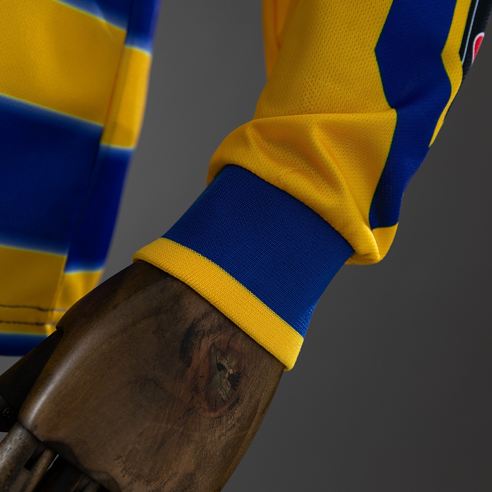 Parma Calcio 1999/00 Home Long Sleeve Retro Jersey – Vintage Replica Football Soccer Shirt – S–XXL