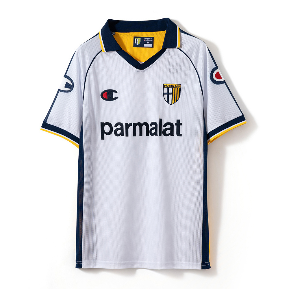 Parma Calcio 2003/04 Away Retro Jersey – Vintage Replica Football Soccer Shirt – S–2XL