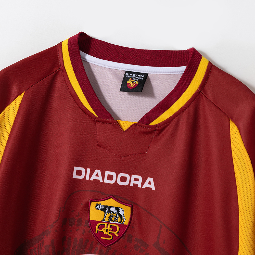 Roma 1997/98 Home Retro Jersey – Vintage Replica Football Soccer Shirt – S–2XL