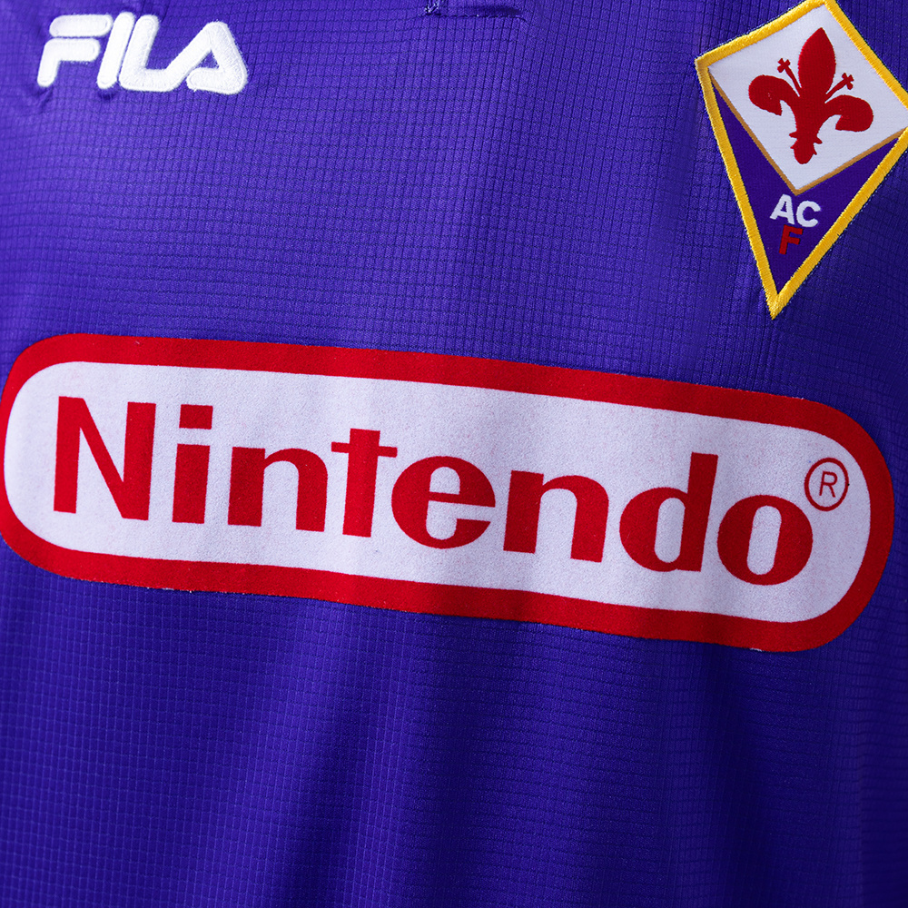 Fiorentina 1998 Home Retro Jersey – Vintage Replica Football Soccer Shirt – S–XXL
