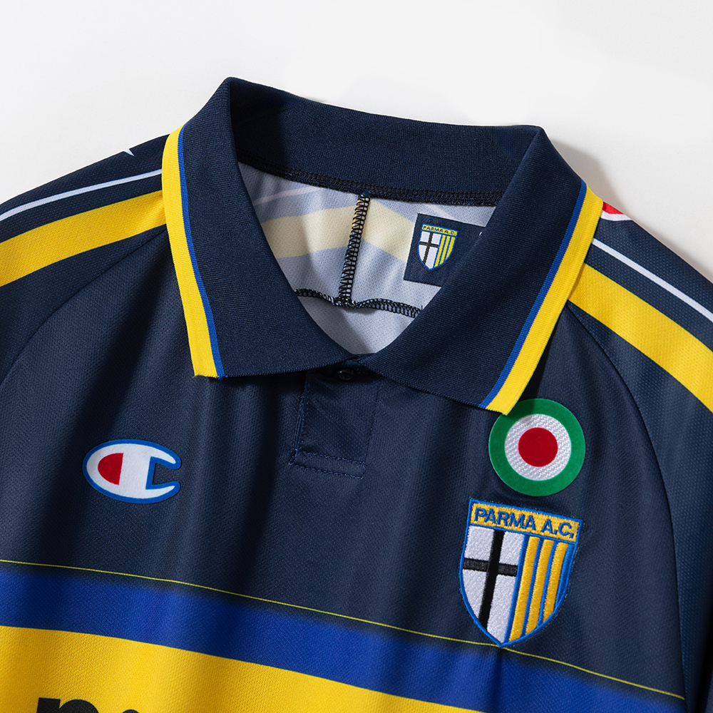 Parma Calcio 1999/00 Away Retro Jersey – Vintage Replica Football Soccer Shirt – S–2XL