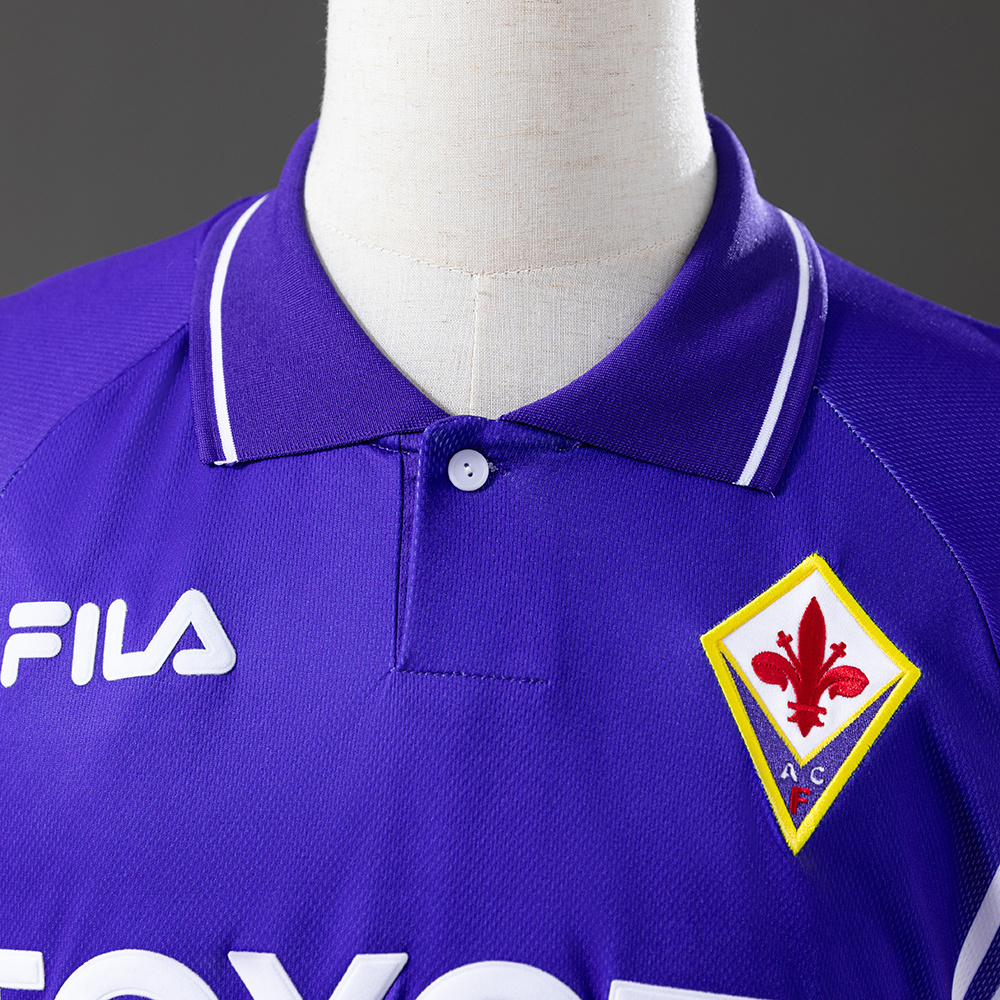 Fiorentina 1999/00 Home Retro Jersey – Vintage Replica Football Soccer Shirt – S–XXL