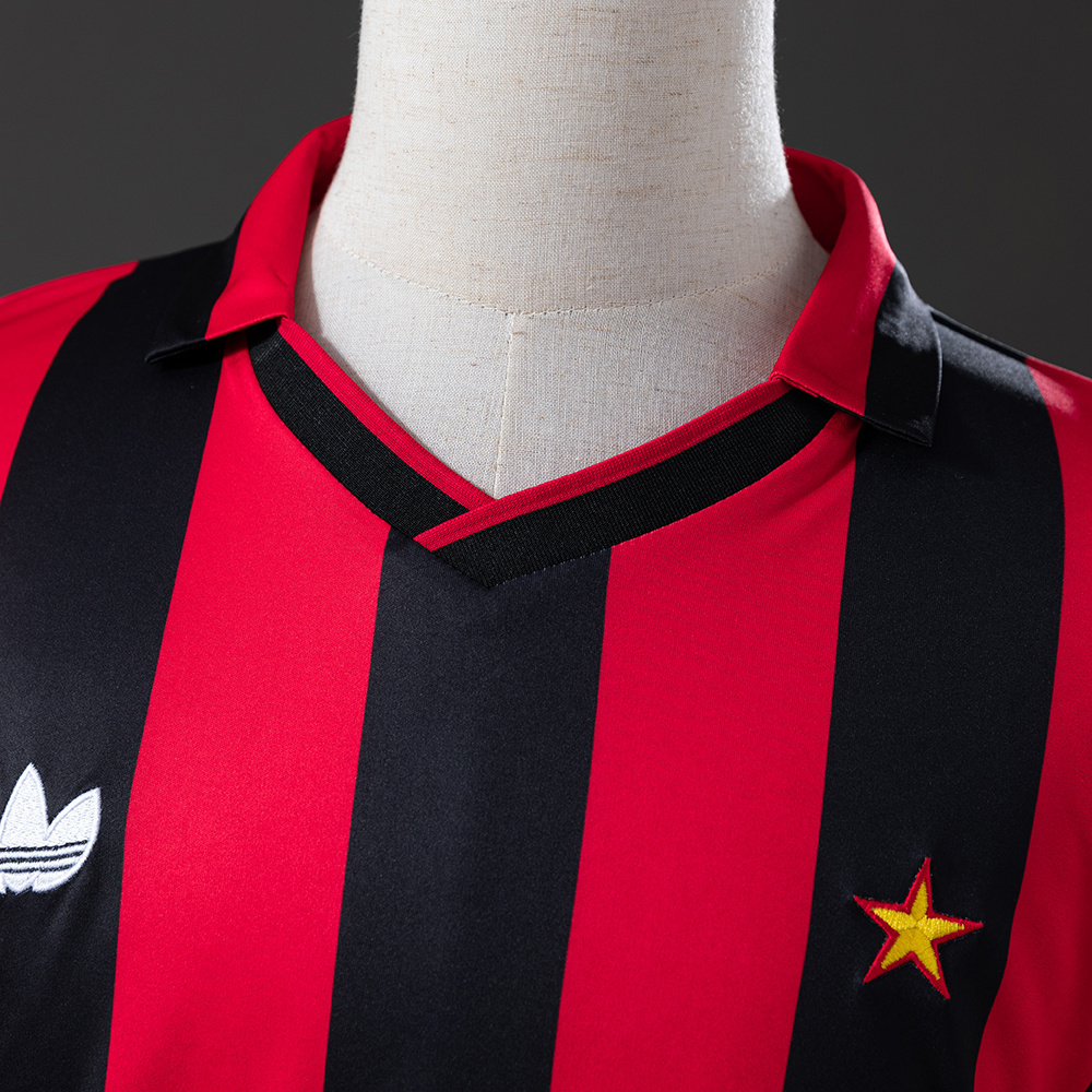 AC Milan 1991/92 Home Retro Jersey – Vintage Replica Football Soccer Shirt – Size S–XXL