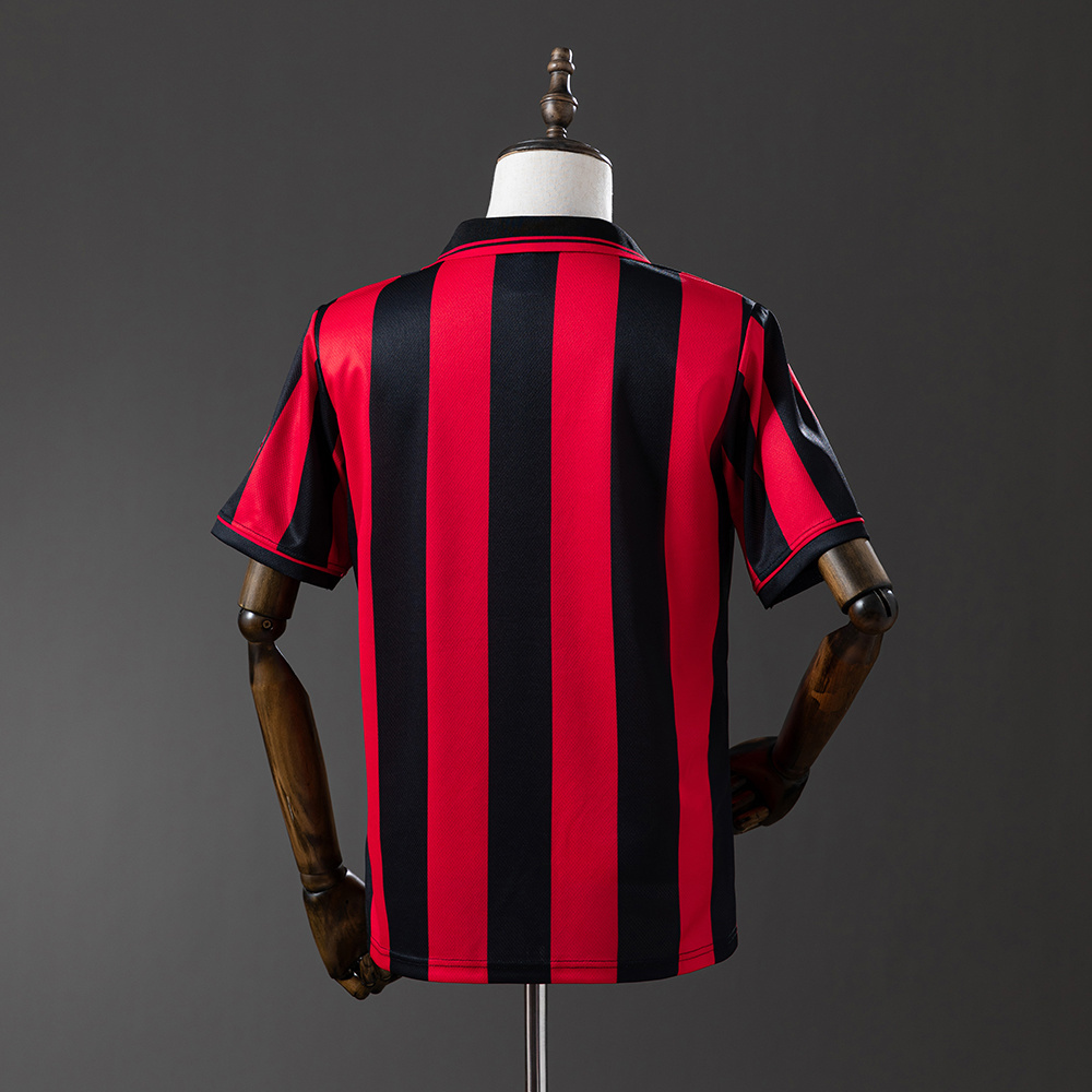AC Milan 1996/97 Home Retro Jersey – Vintage Replica Football Soccer Shirt – S–XXL