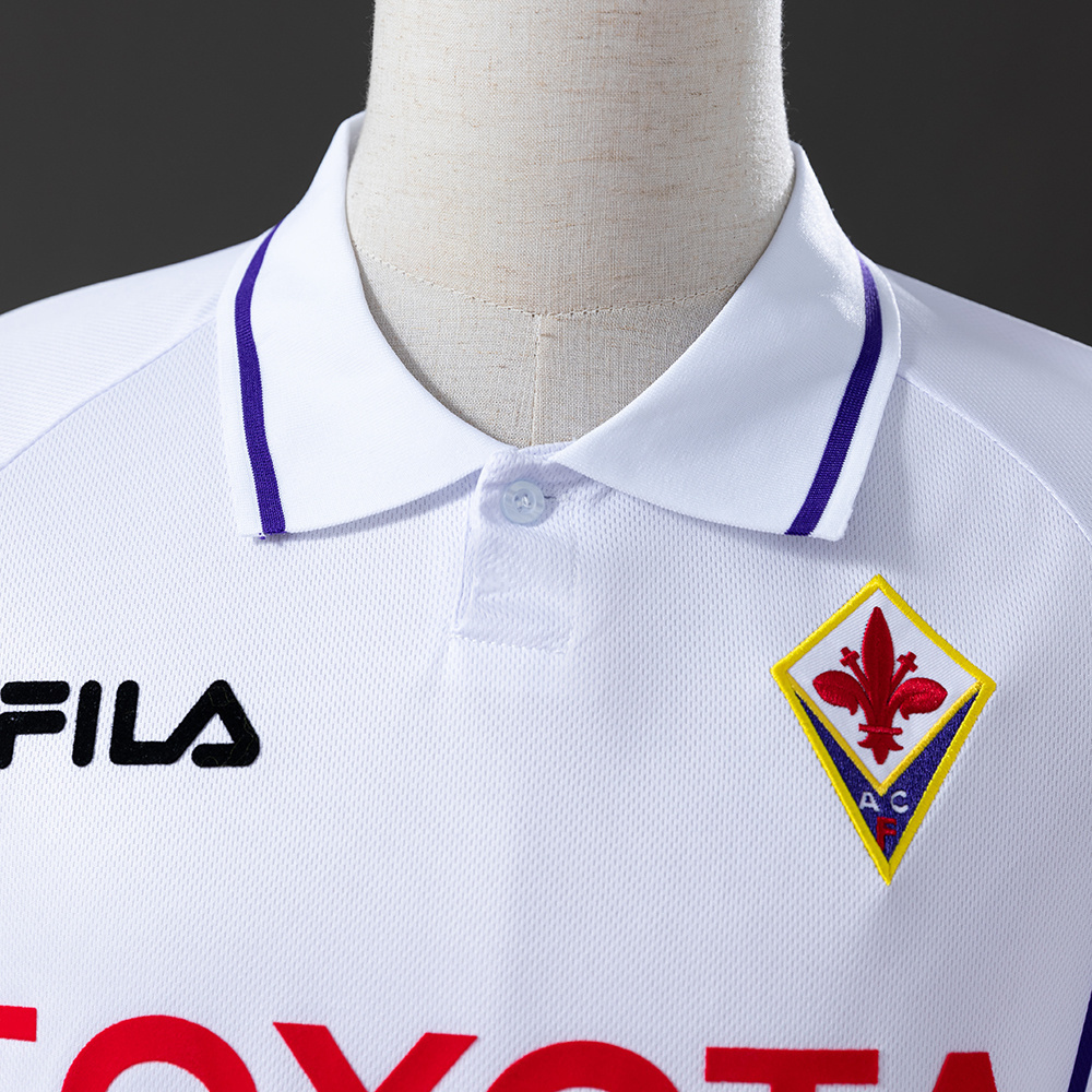 Fiorentina 1999/00 Away Retro Jersey – Vintage Replica Football Soccer Shirt – S–XXL