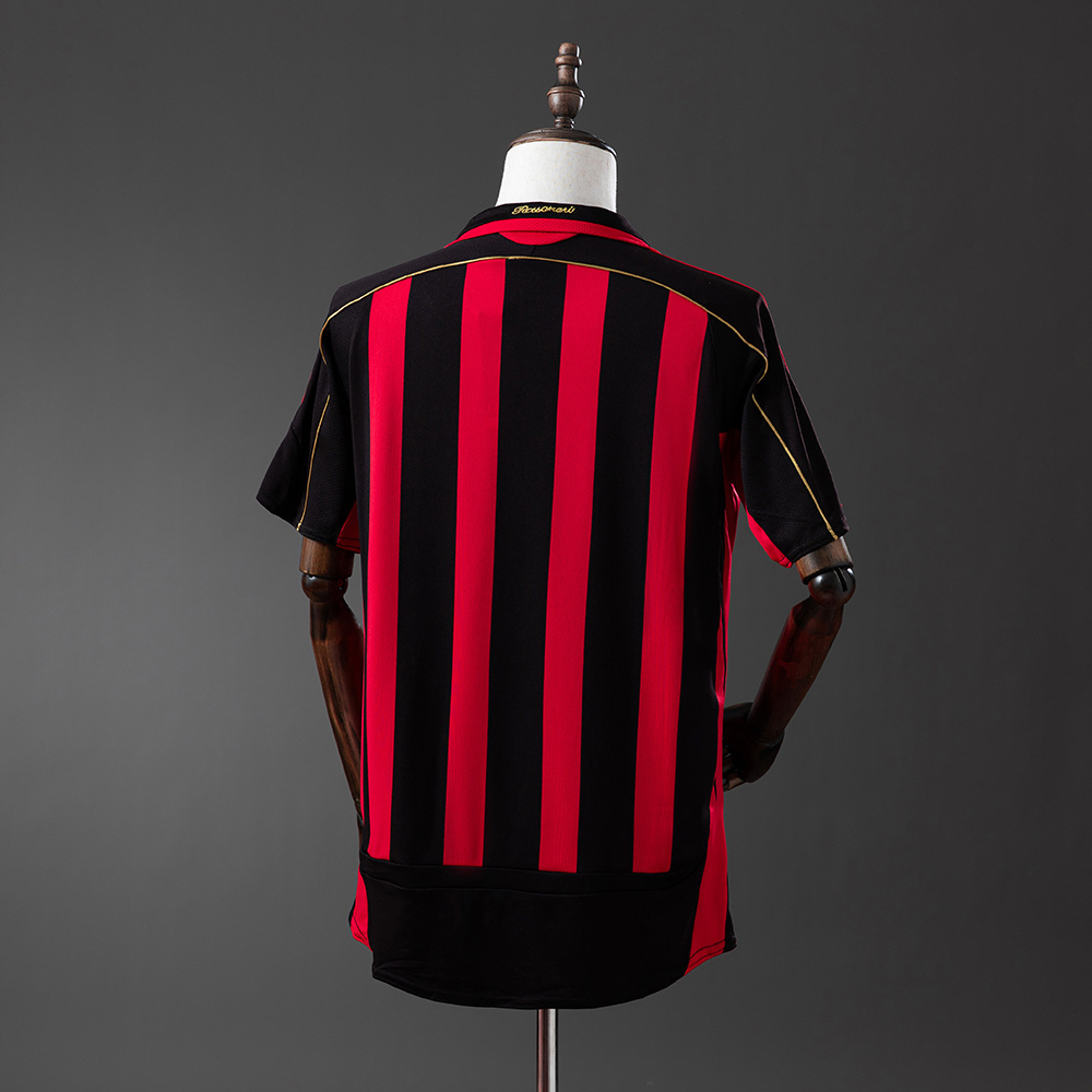 AC Milan 2006/07 Home Retro Jersey – Vintage Replica Football Soccer Shirt – S–XXL