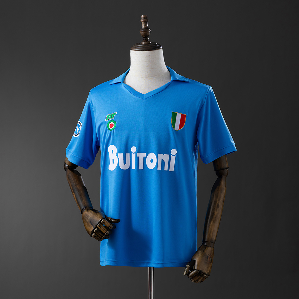 Napoli 1987/88 Home Retro Jersey – Vintage Replica Football Soccer Shirt – S–XXL