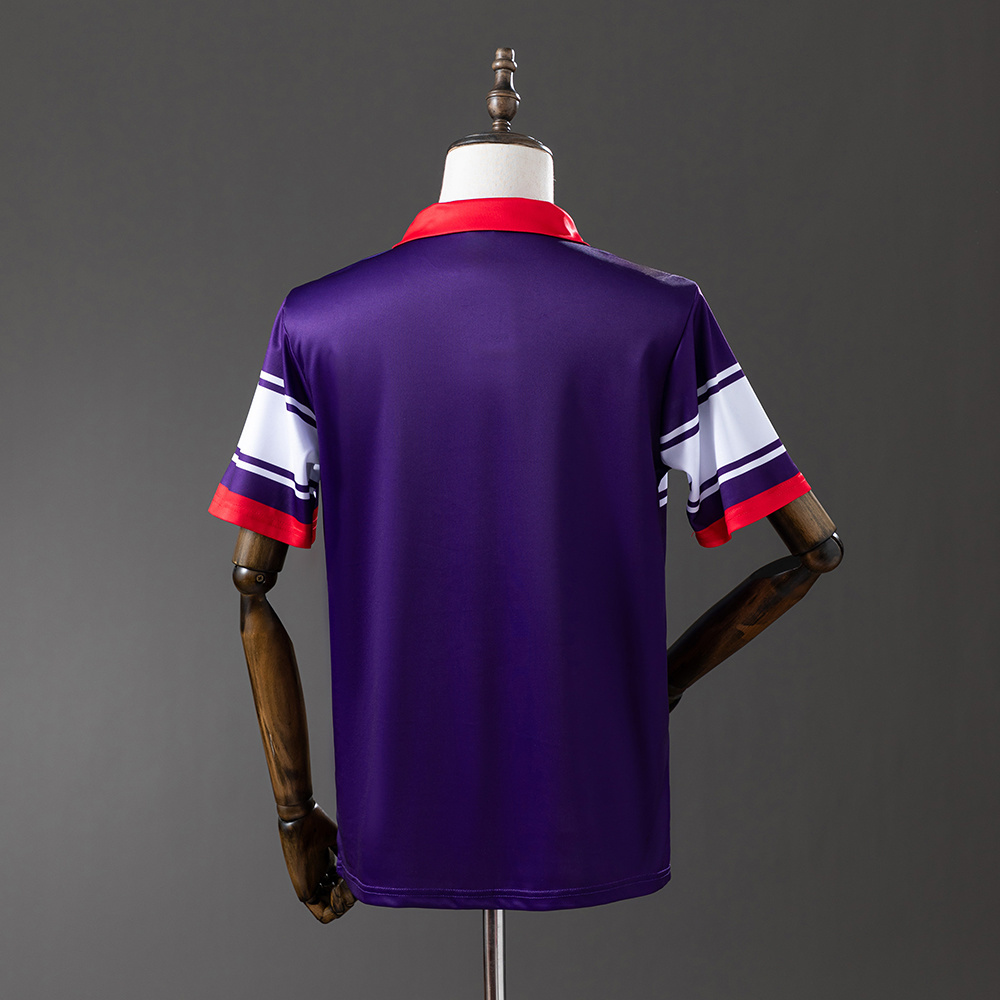 Fiorentina 1983/85 Home Retro Jersey – Vintage Replica Football Soccer Shirt – S–XXL