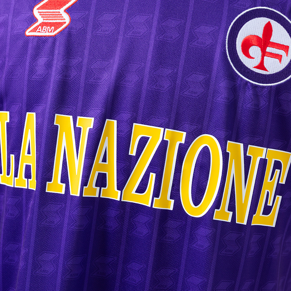 Fiorentina 1989/90 Home Retro Jersey – Vintage Replica Football Soccer Shirt – S–XXL