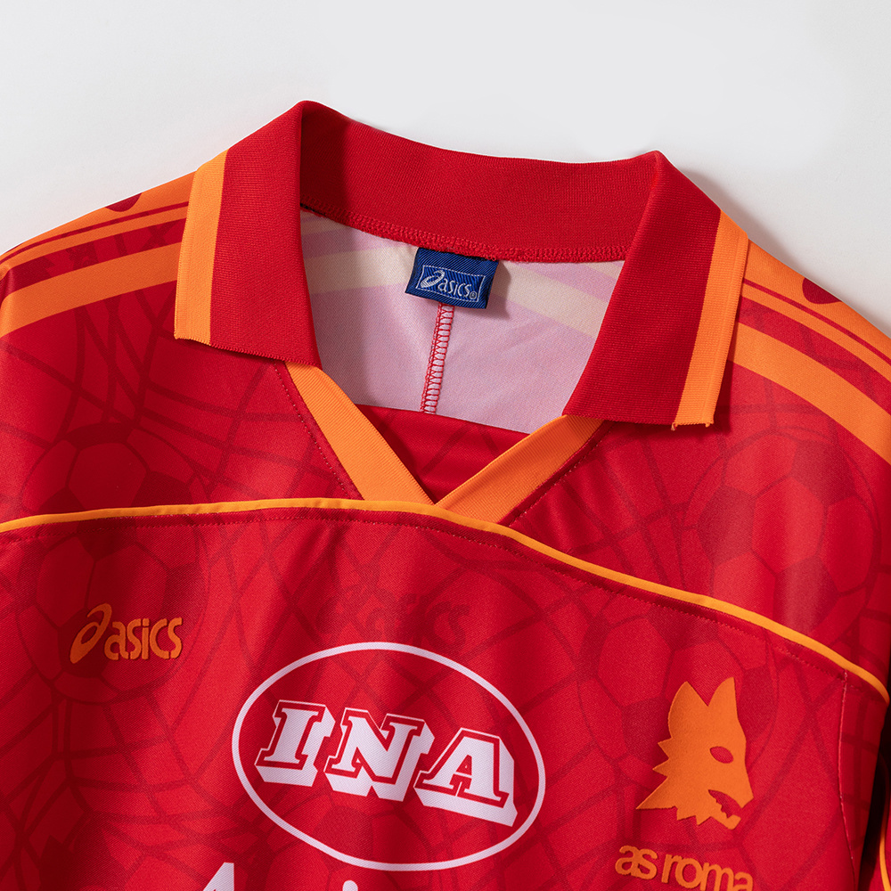 Roma 1995/96 Home Retro Jersey – Vintage Replica Football Soccer Shirt – S–2XL