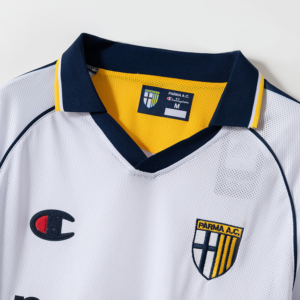 Parma Calcio 2003/04 Away Retro Jersey – Vintage Replica Football Soccer Shirt – S–2XL