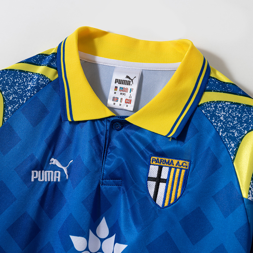 Parma Calcio 1995/97 Away Retro Jersey – Vintage Replica Football Soccer Shirt – S–2XL