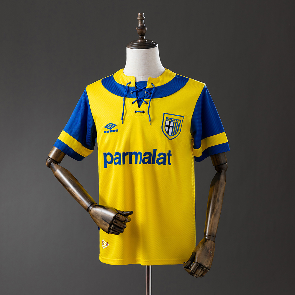 Parma Calcio 1993/95 Away Retro Jersey – Vintage Replica Football Soccer Shirt – S–XXL