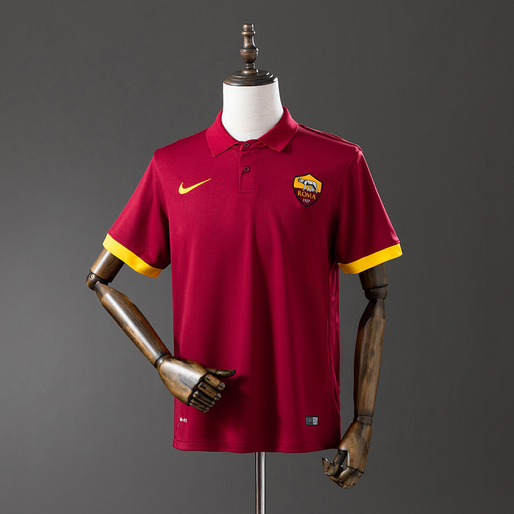 Roma 2014/15 Home Retro Jersey – Vintage Replica Football Soccer Shirt – S–XXL