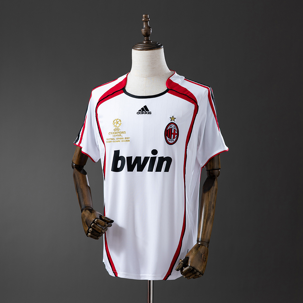 AC Milan 2006/07 Away Retro Jersey – Vintage Replica Football Soccer Shirt – S–XXL