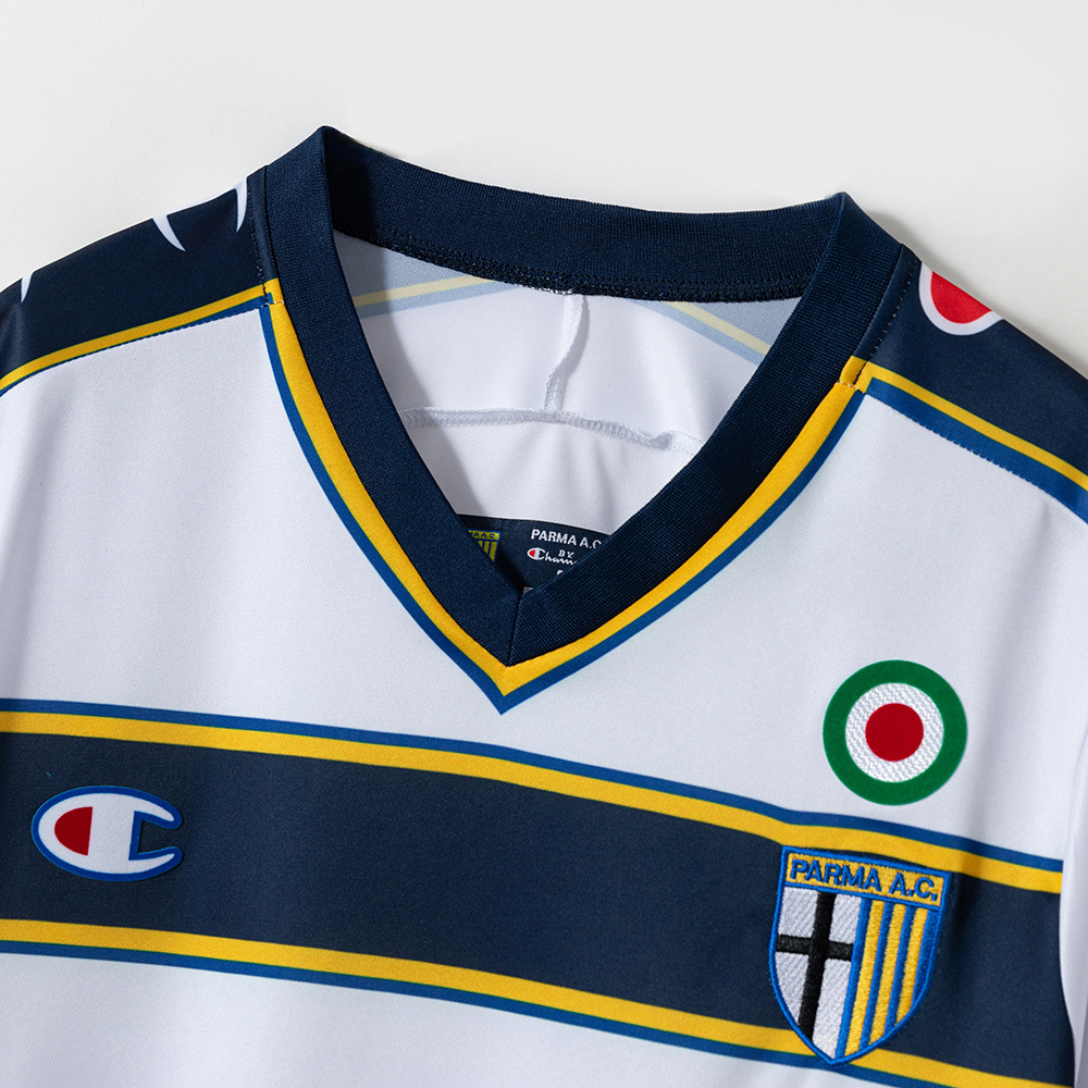 Parma Calcio 2002/03 Away Retro Jersey – Vintage Replica Football Soccer Shirt – S–2XL