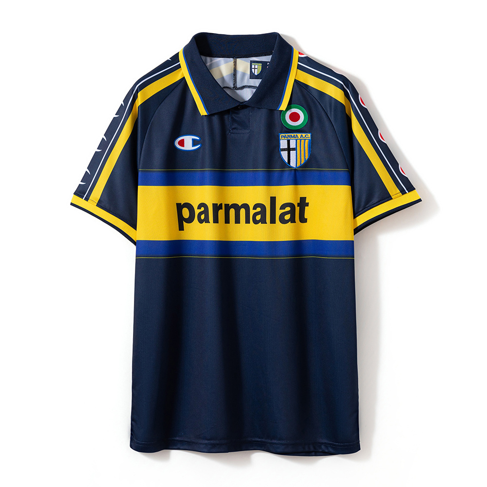 Parma Calcio 1999/00 Away Retro Jersey – Vintage Replica Football Soccer Shirt – S–2XL