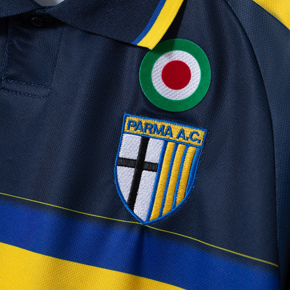Parma Calcio 1999/00 Away Retro Jersey – Vintage Replica Football Soccer Shirt – S–2XL