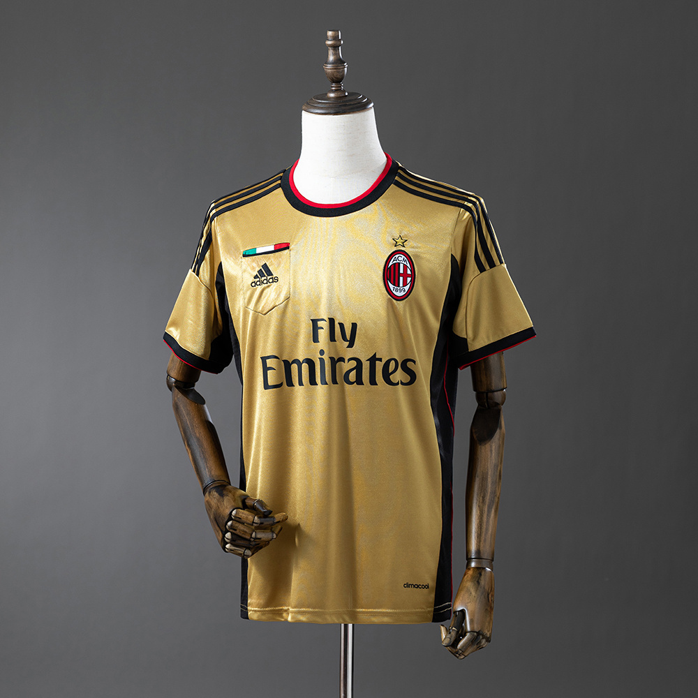 AC Milan 2013/14 Second Away Retro Jersey – Vintage Replica Football Soccer Shirt – S–XXL