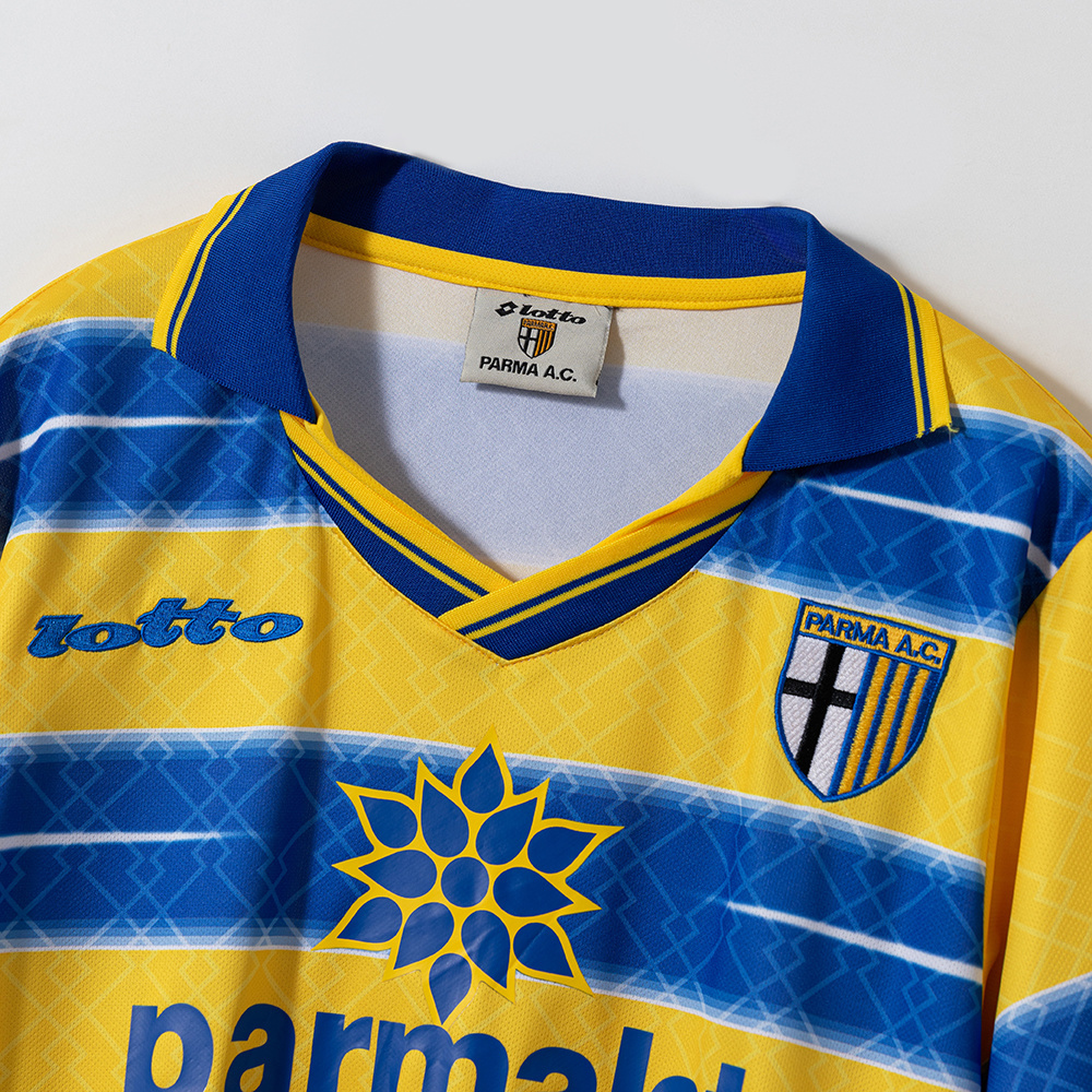 Parma Calcio 1998/99 Home Retro Jersey – Vintage Replica Football Soccer Shirt – S–2XL
