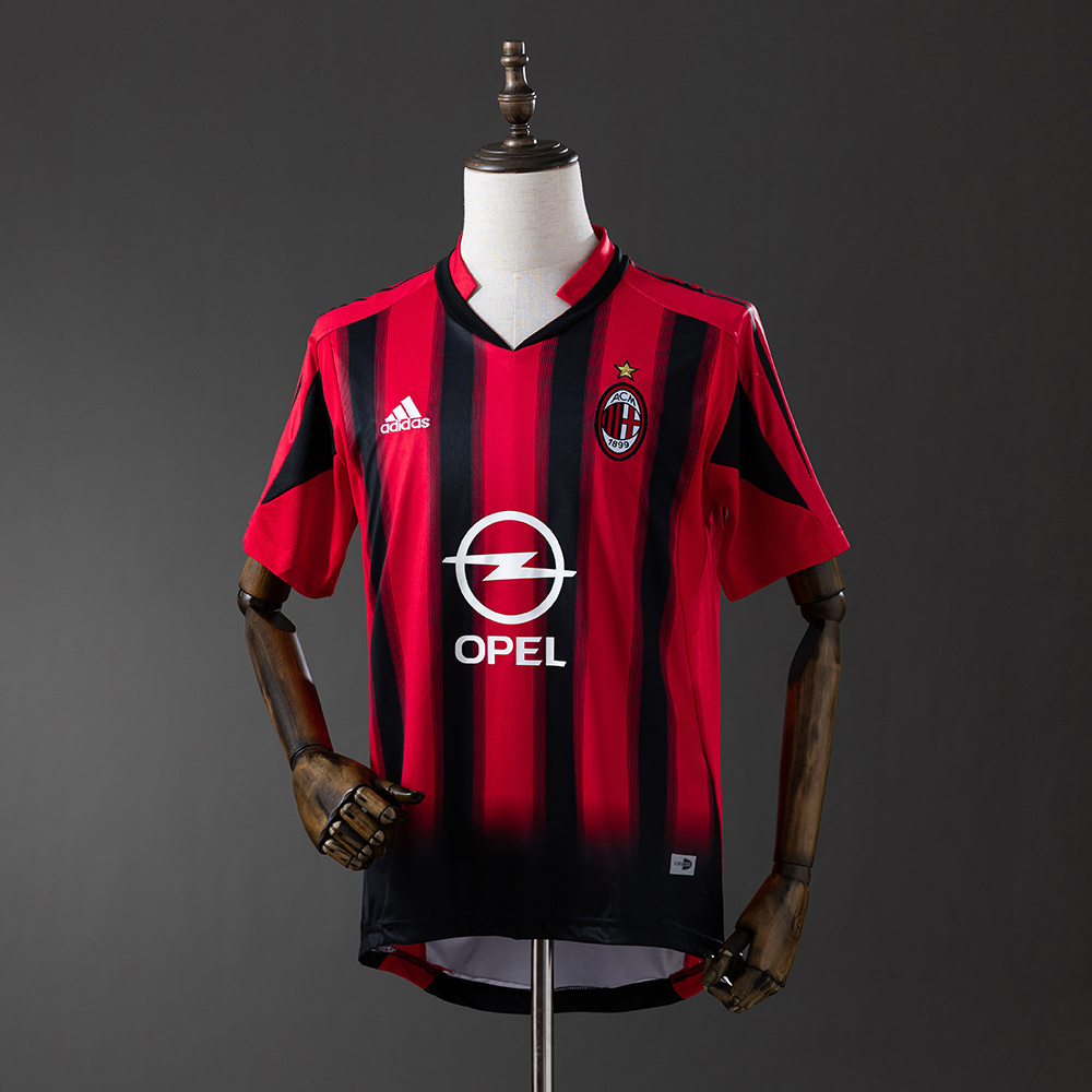 AC Milan 2004/05 Home Retro Jersey – Vintage Replica Football Soccer Shirt – S–XXL