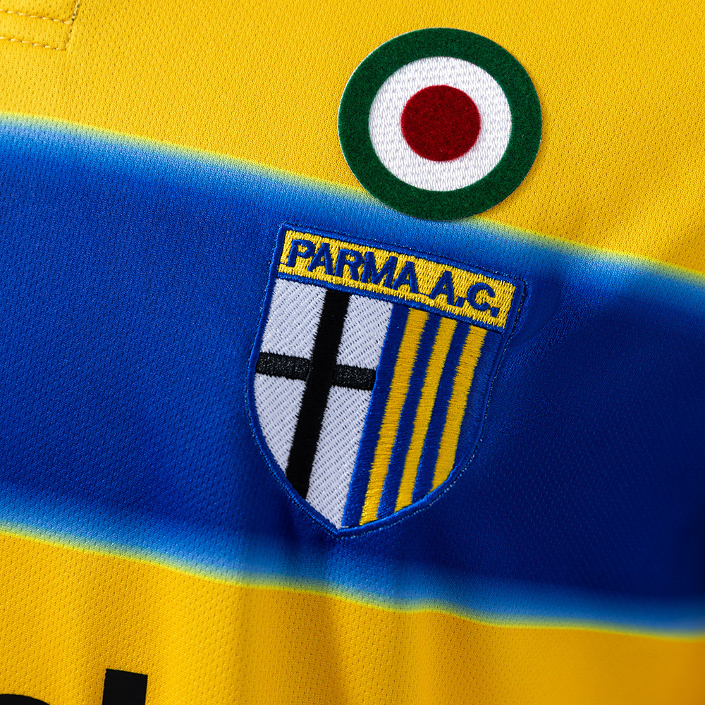 Parma Calcio 1999/00 Home Retro Jersey – Vintage Replica Football Soccer Shirt – S–XXL