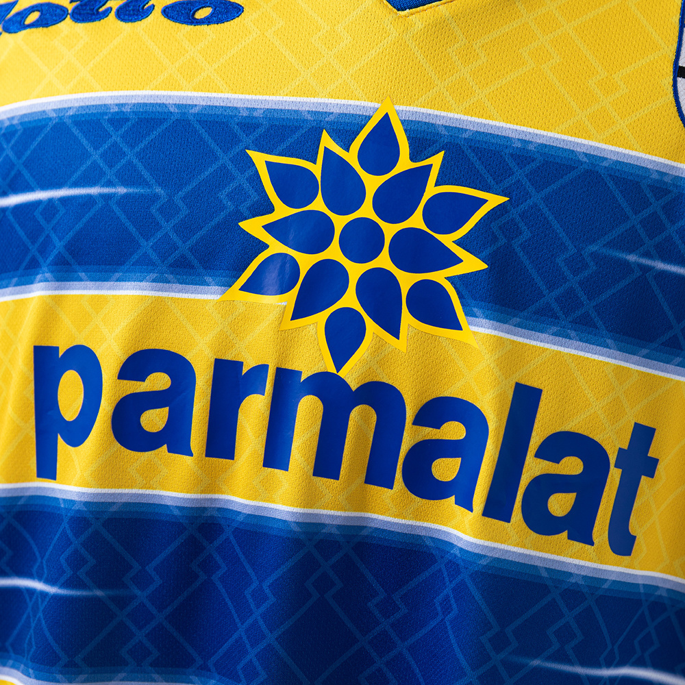 Parma Calcio 1998/99 Home Long Sleeve Retro Jersey – Vintage Replica Football Soccer Shirt – S–XXL