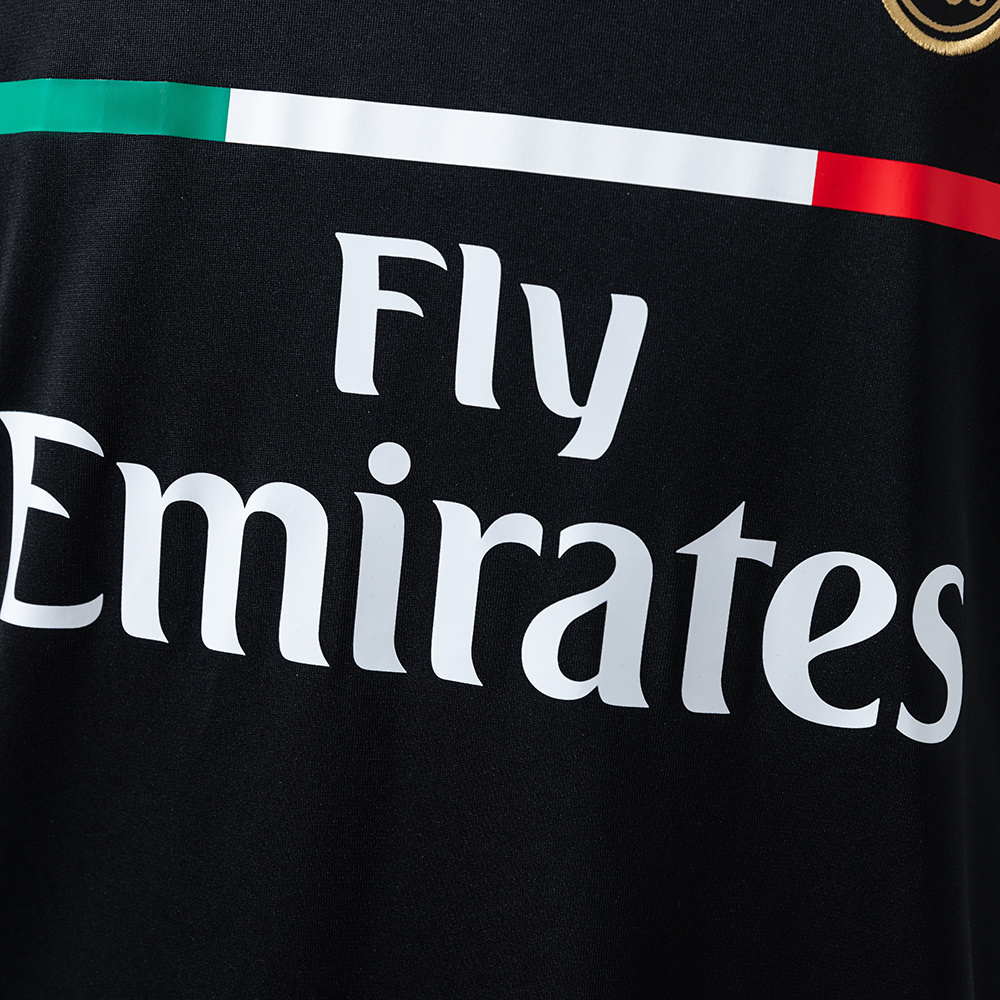 AC Milan 2011/12 Away Long Sleeve Retro Jersey – Vintage Replica Football Soccer Shirt – S–XXL