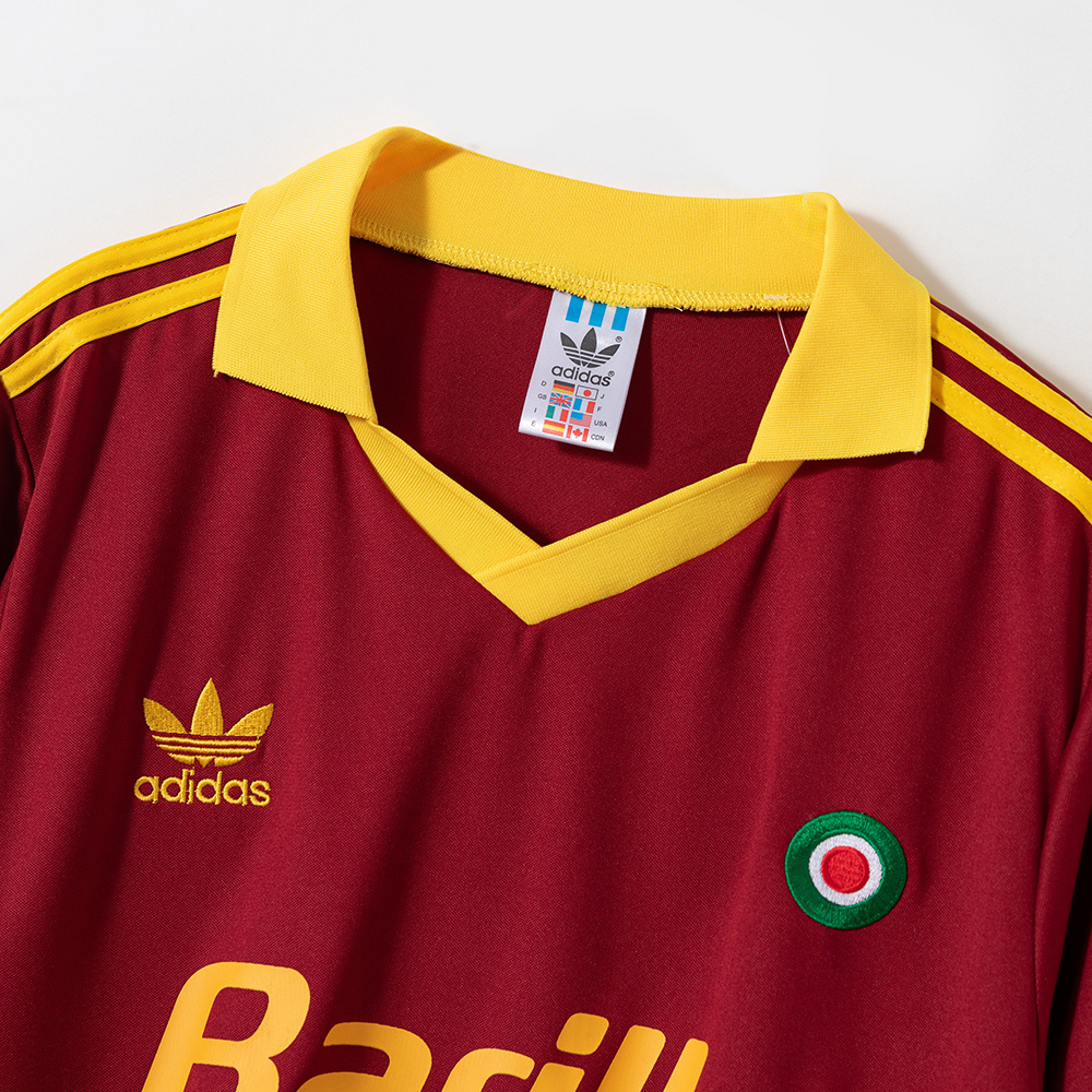 Roma 1991/92 Home Retro Jersey – Vintage Replica Football Soccer Shirt – S–2XL
