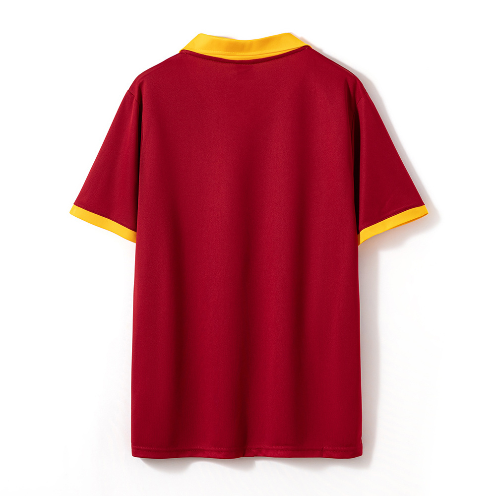 Roma 1989/90 Home Retro Jersey – Vintage Replica Football Soccer Shirt – S–2XL