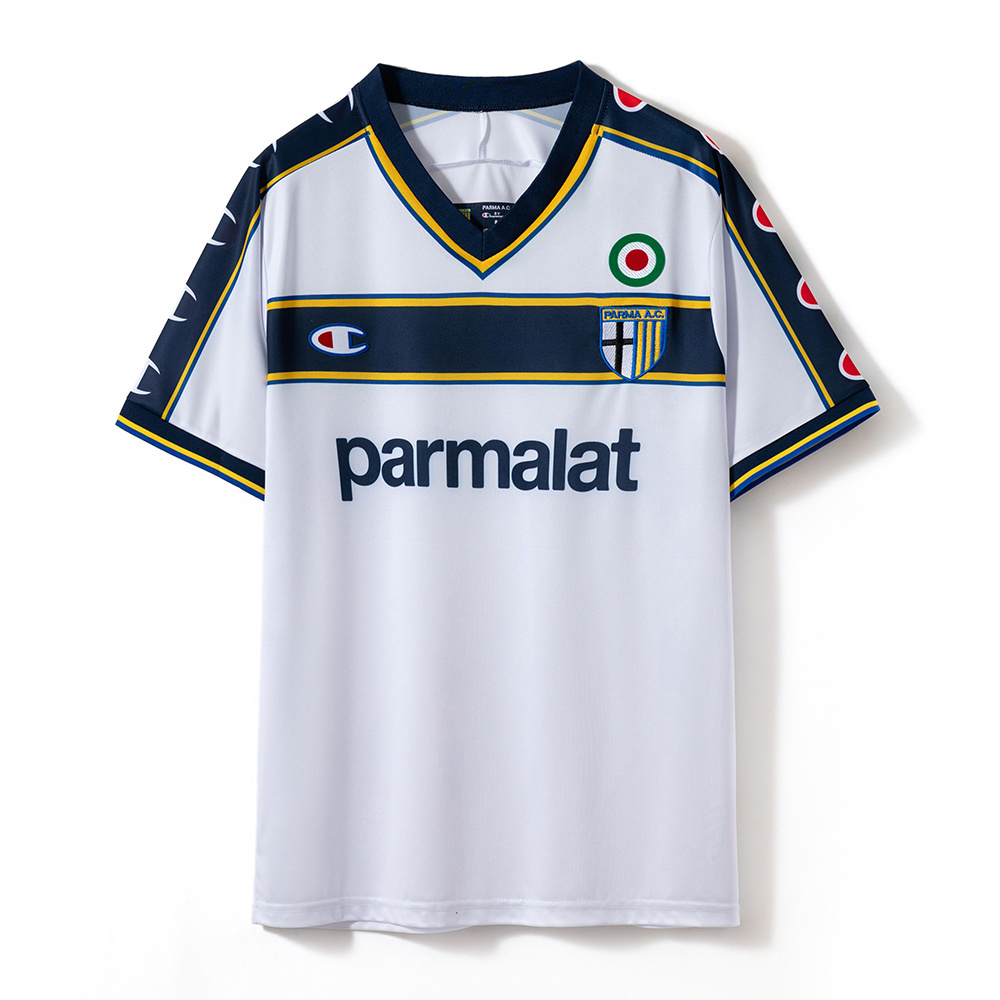 Parma Calcio 2002/03 Away Retro Jersey – Vintage Replica Football Soccer Shirt – S–2XL