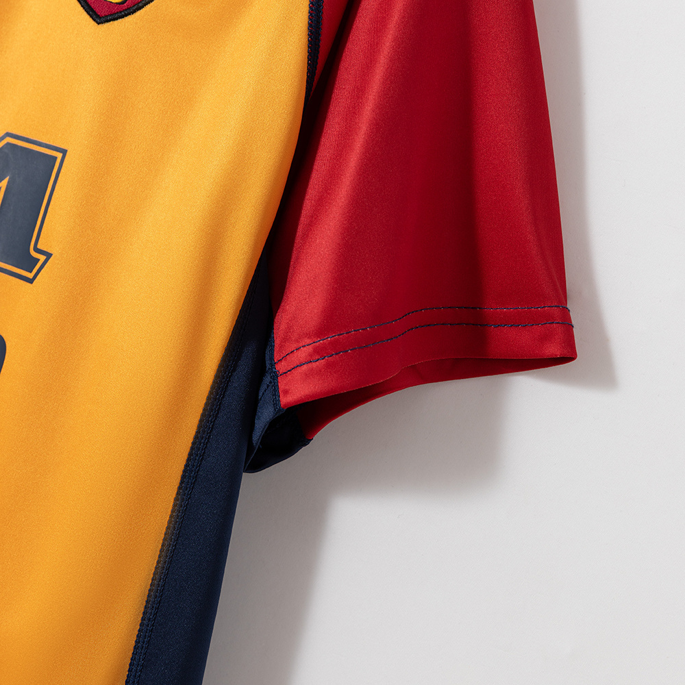 Roma 2001/02 UEFA Champions League Home Retro Jersey – Vintage Replica Football Soccer Shirt – S–2XL