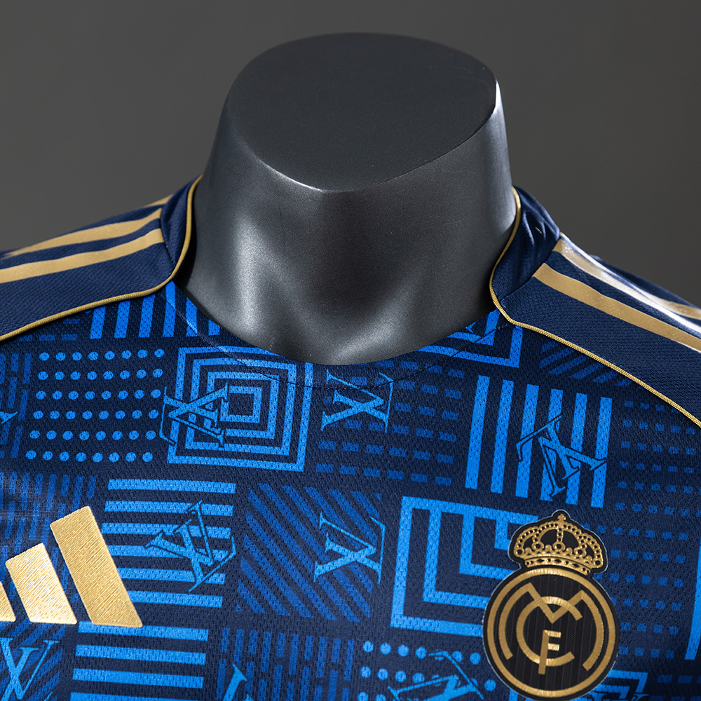Real Madrid Collaboration-LV Player Version Jersey – Replica Football Soccer Shirt – S–3XL