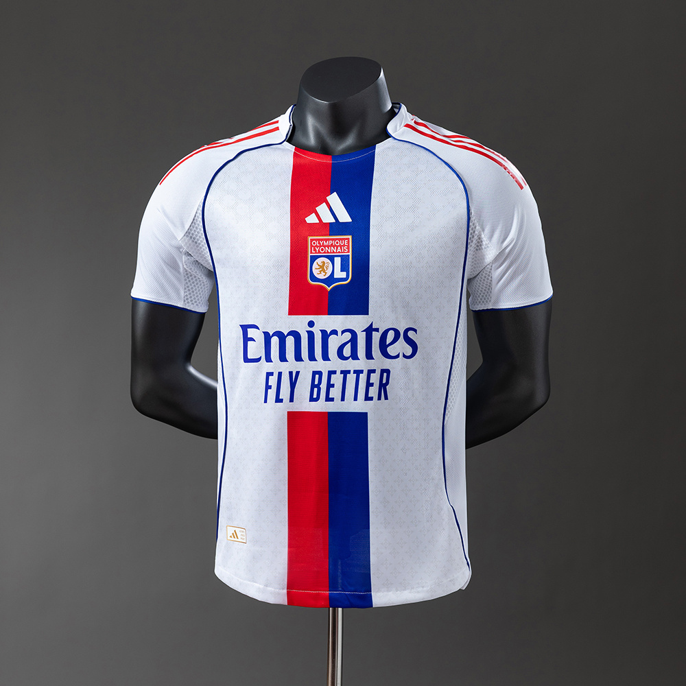 Olympique Lyonnais 25/26 Player Version Home Jersey – Replica Football Soccer Shirt – S–XXL