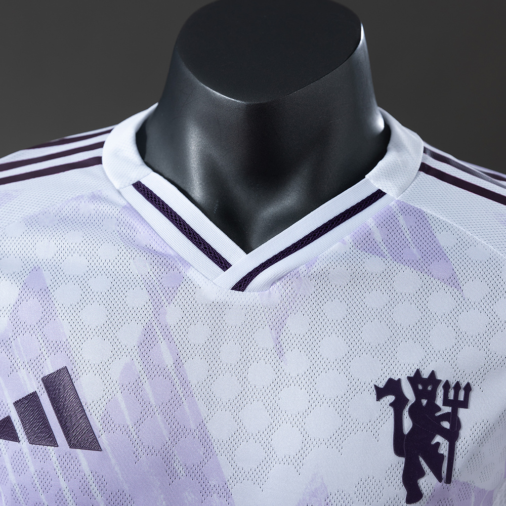 Manchester United 25/26 Player Version Away Long Sleeve Jersey – Replica Football Soccer Shirt – S–3XL