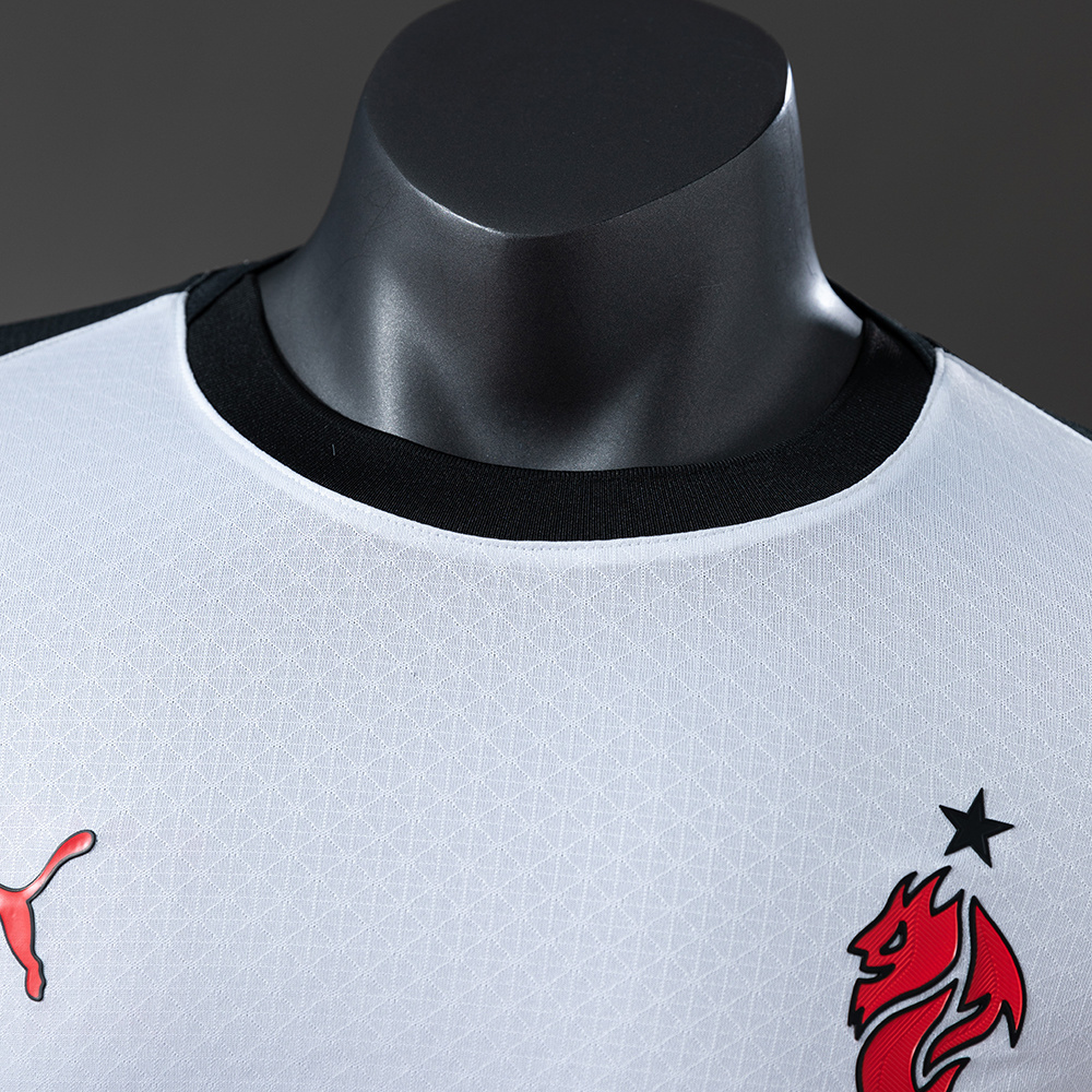 AC Milan 25/26 Away Player Version Long Sleeve Jersey – Replica Football Soccer Shirt – S–3XL