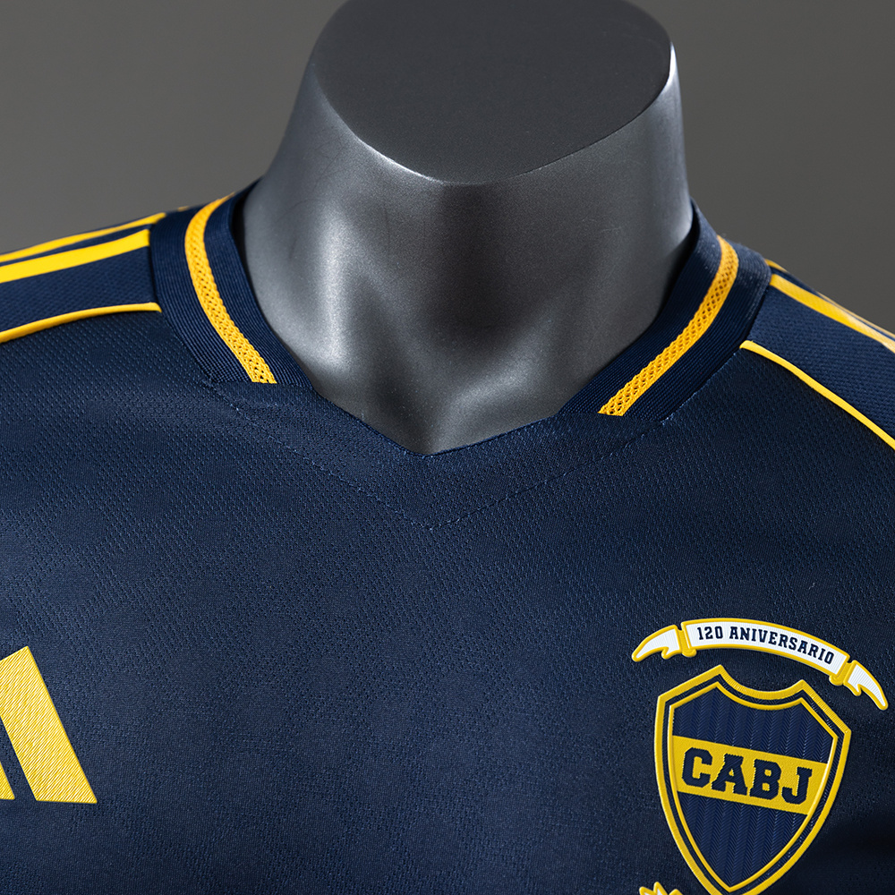 Boca Juniors 25/26 Player Version Home Long Sleeve Jersey – Replica Football Soccer Shirt – S–4XL