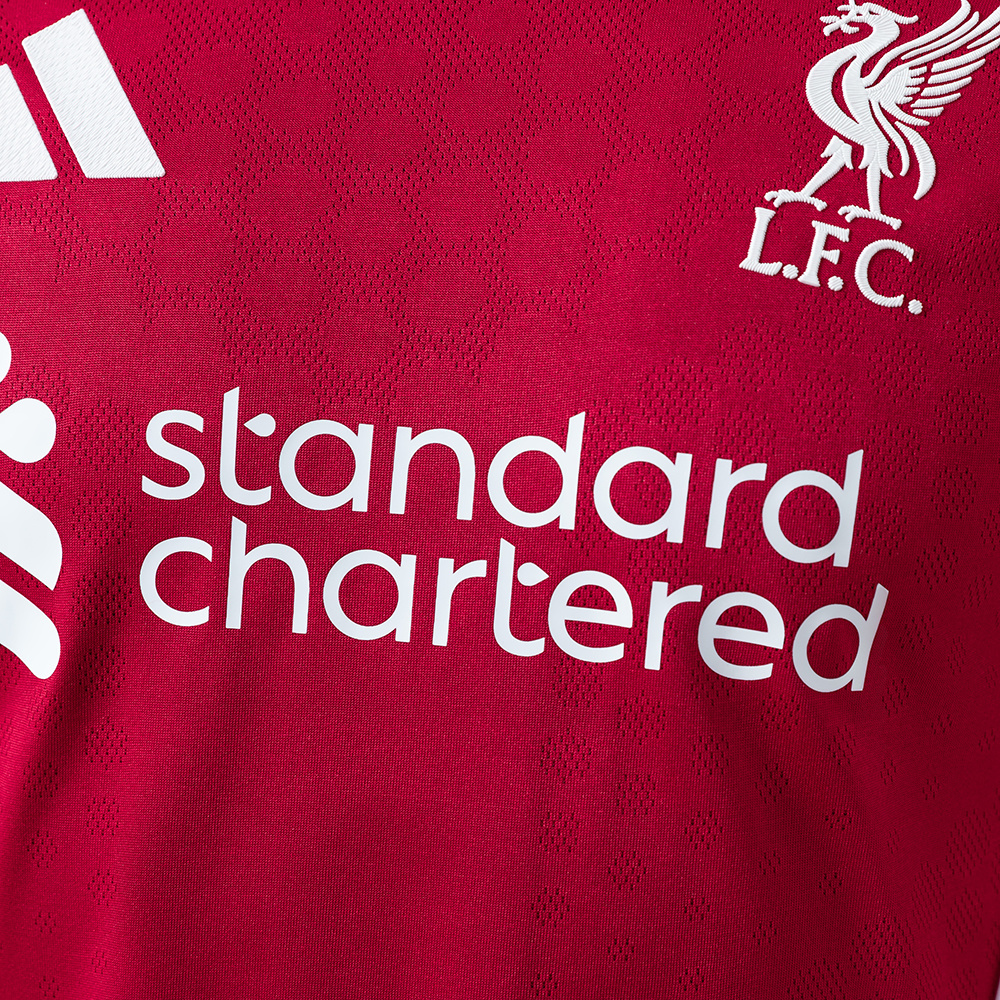 Liverpool 25/26 Player Version Home Long Sleeve Jersey – Replica Football Soccer Shirt – S–3XL